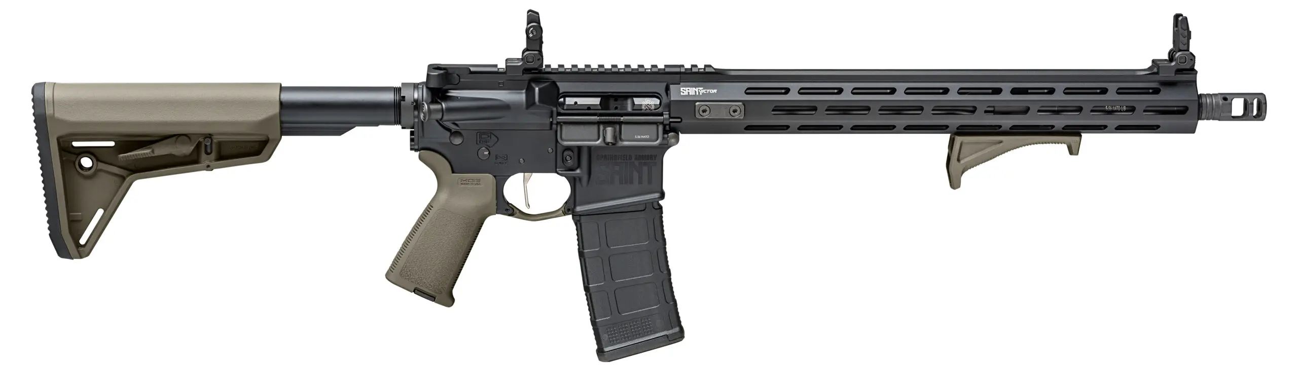 Springfield Armory SAINT VICTOR 5.56 Black/OD Green Furniture 30R