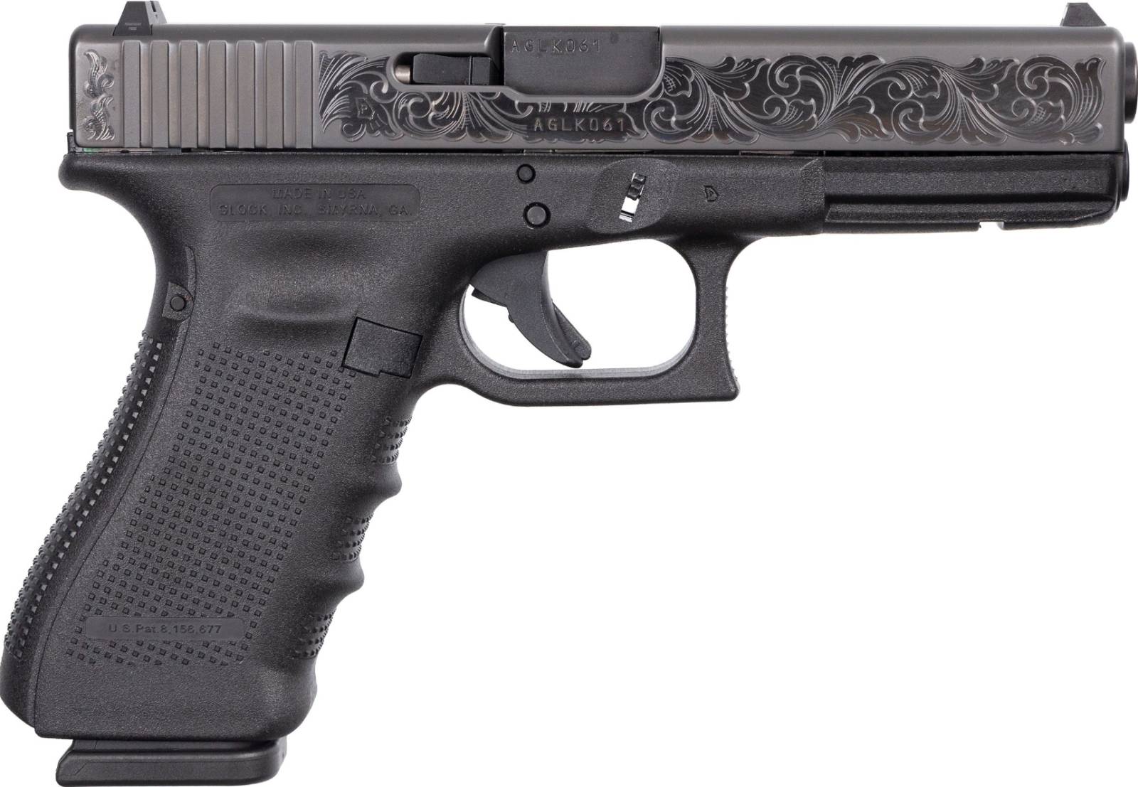 GLOCK 17 GEN4 9MM 17RD BLK ENGRAVED | Magnum Ballistics