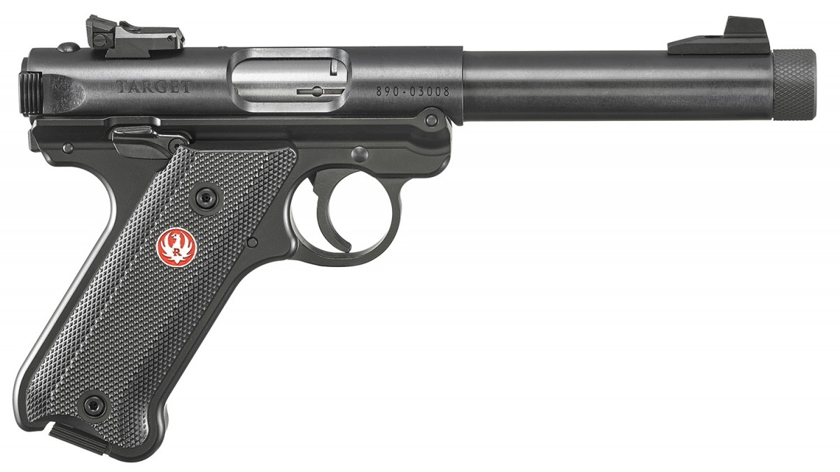 Caliber with 5.50" Threaded/Bull Barrel, 10+1 Capacity, Overall Blued Metal-img-0