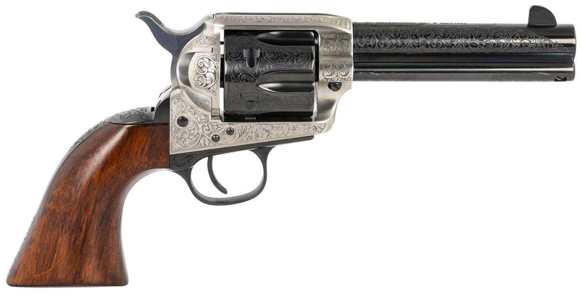 Taylors & Company 550925 1873 Cattleman 45 Colt (LC) Caliber with 4.75" Blu-img-0