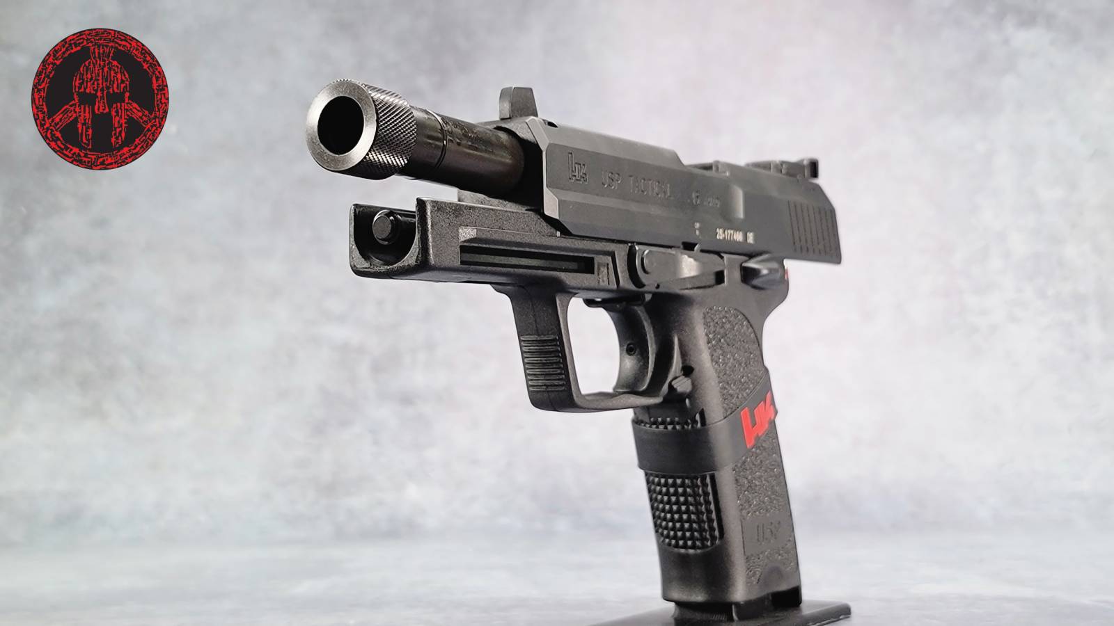 HK 81000350 USP V1 Tactical 45 ACP 5.09" 12+1 Black Steel Black Poly Grip-img-7